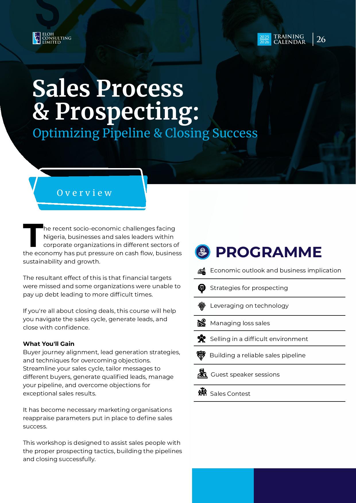 2026-27 UPDATED ELOH BROCHURE-Sales Process & Prospecting
